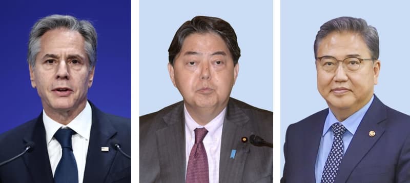 日米韓外相、対北朝鮮で結束　首脳会談控え論点確認