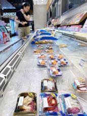日本からの生鮮魚輸入5割減　中国7月、検査強化で