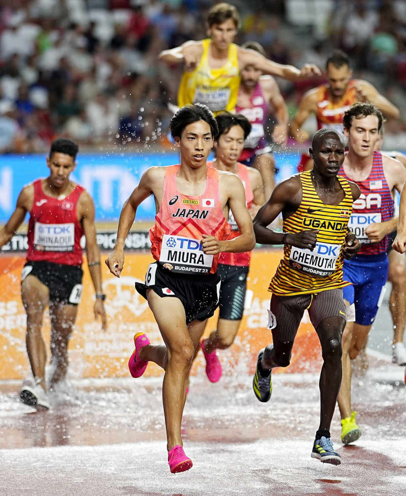 三浦が3000メートル障害6位　世界陸上、日本勢初の入賞