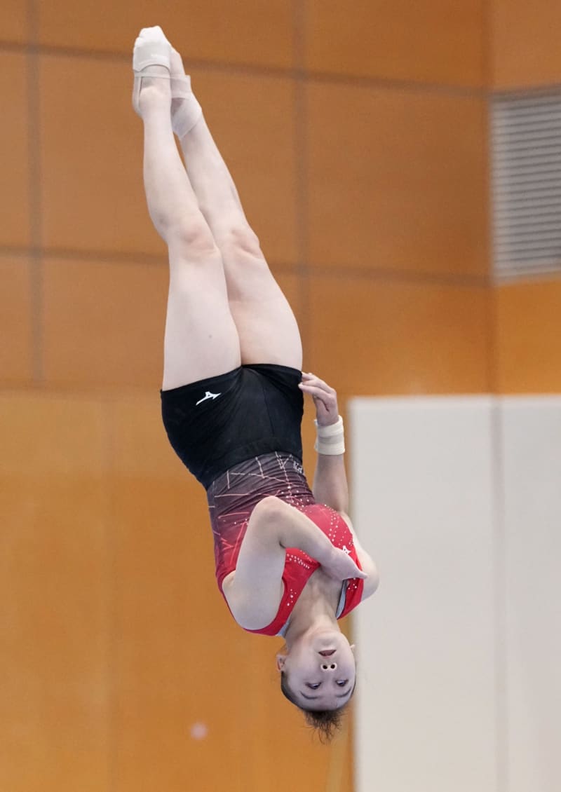 世界体操へ、女子代表が練習公開　パリ五輪予選、宮田「メダルを」