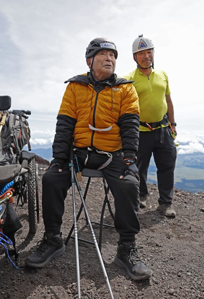 三浦さん、31日に富士山頂へ　90歳、「体調は良好」9合目に