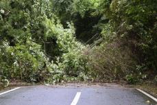 大雨被害の復旧と確認急ぐ、千葉　土砂崩れで通行止めも