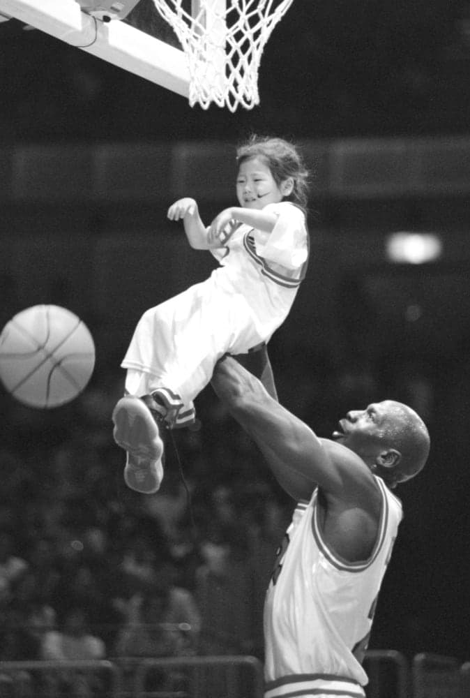 ＜あのころ＞M・ジョーダンが初来日　NBAのスーパースター
