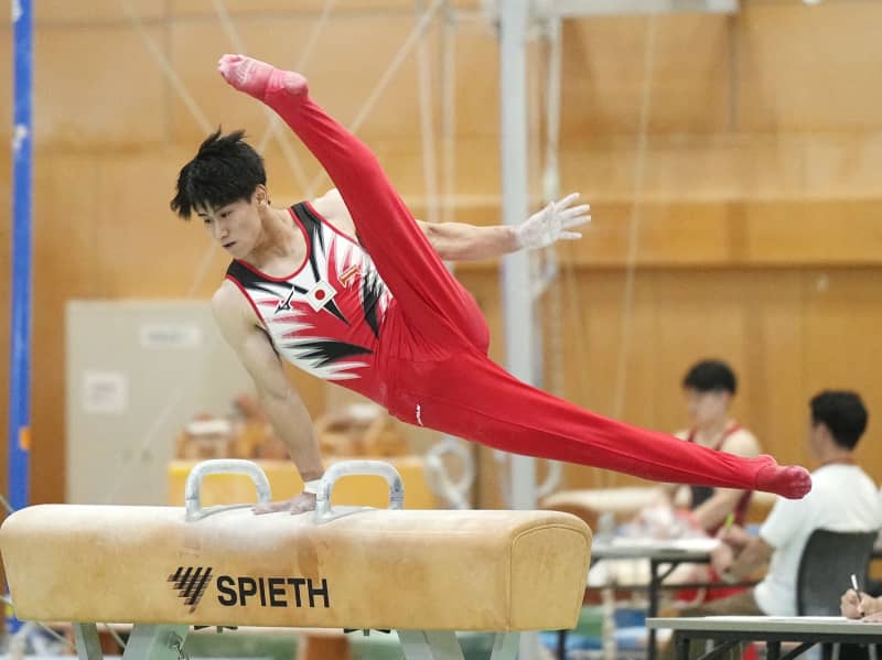 世界体操、日本男子代表が試技会　橋本大輝「今年こそは金取る」