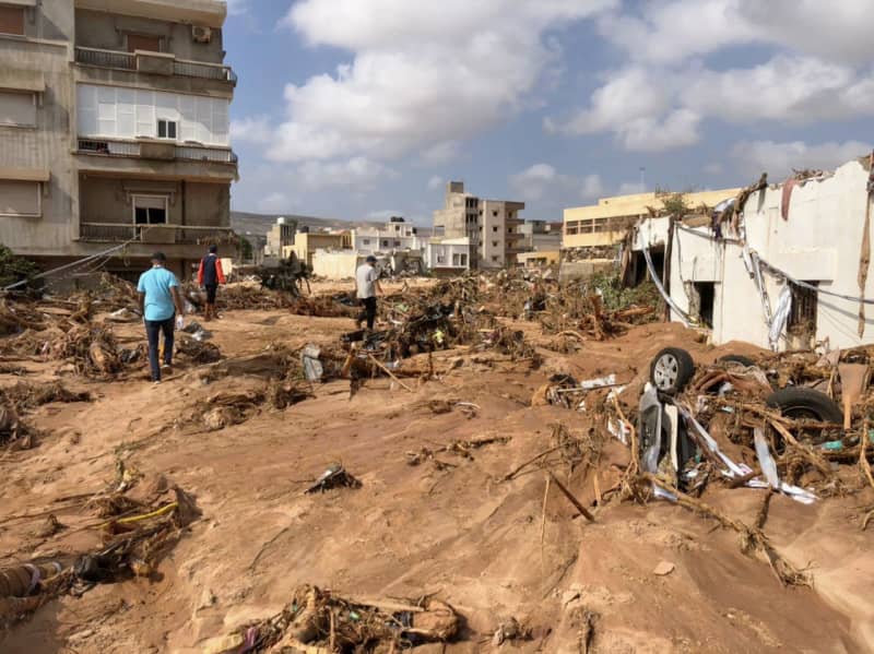 リビア大洪水、被害全容見えず　発生1週間、死者1万1千人以上