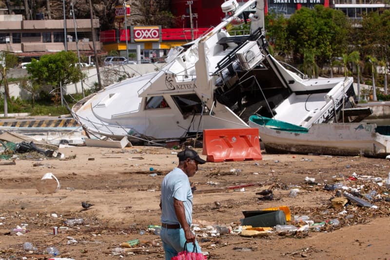 ハリケーンで39人死亡　メキシコ、観測史上最強