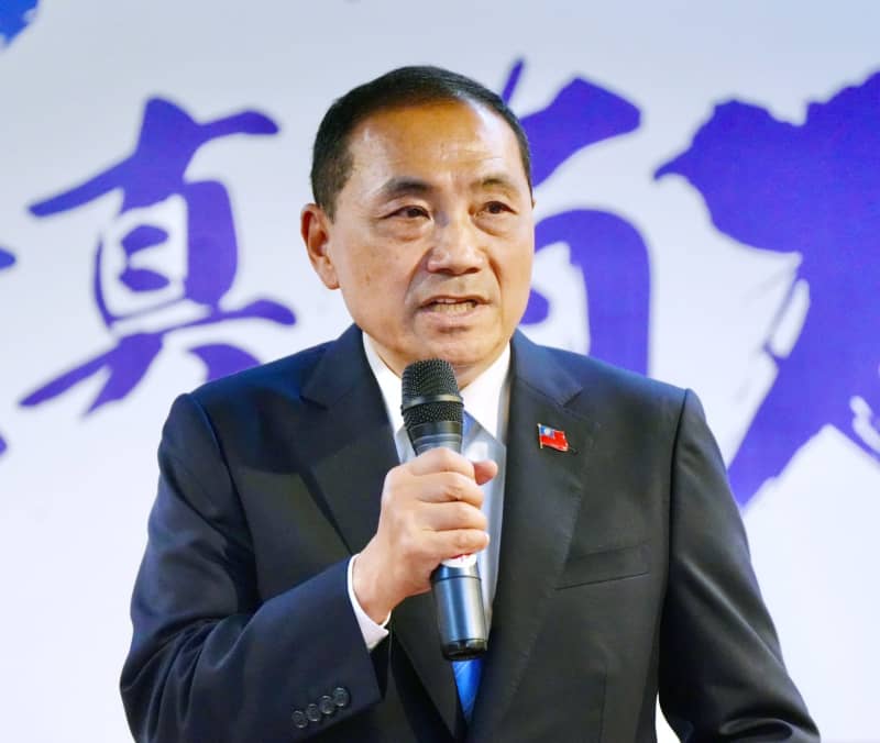 国民党・侯氏、日米台の連携訴え　台湾総統選の候補、中国とは対話