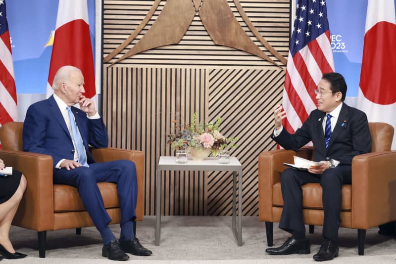 米大統領、岸田首相を国賓招待　「来年早期」、対中ロで連携