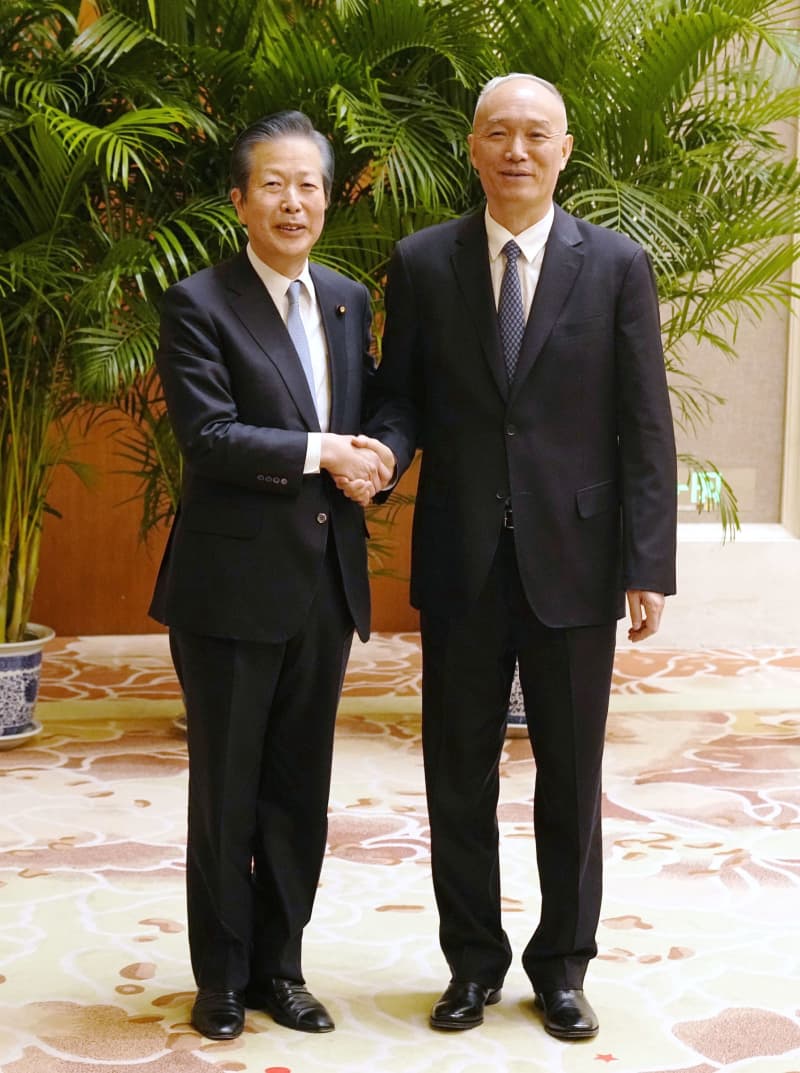 公明代表、中国最高指導部と会談　関係深化へ意見交換