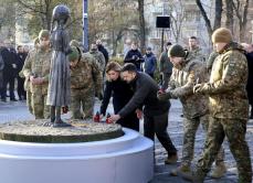 キーウで「大飢饉」犠牲者を追悼　旧ソ連政権下、400万人が死亡
