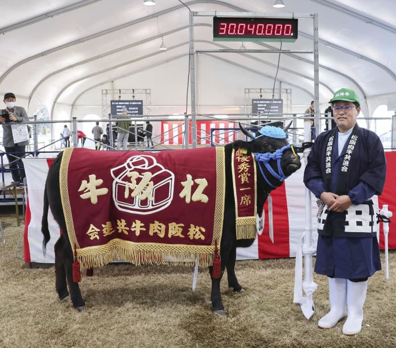 「最高」松阪牛に3004万円　三重、品評会で落札