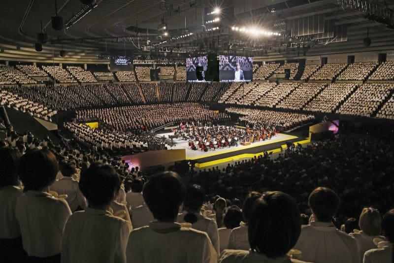 4年ぶり、1万人で「歓喜の歌」　大阪、年末恒例の第九合唱