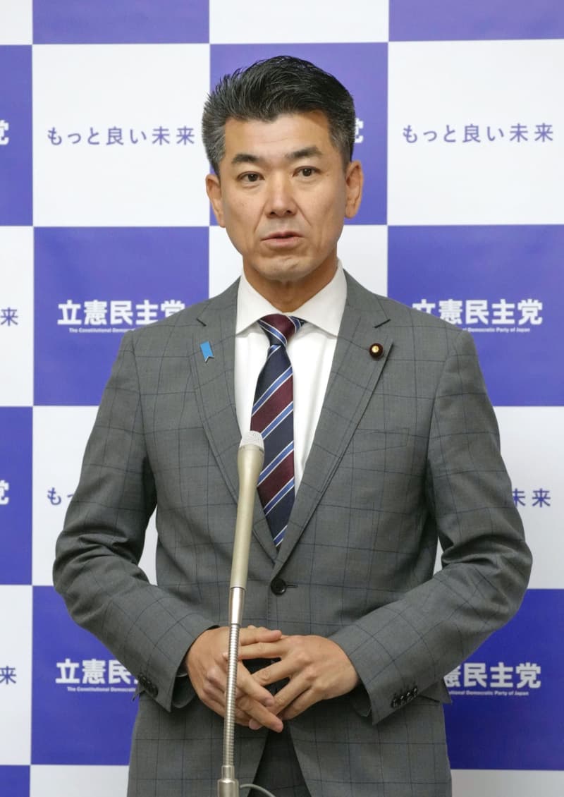 立民の泉代表「由々しき事態」　自民議員の家宅捜索巡り