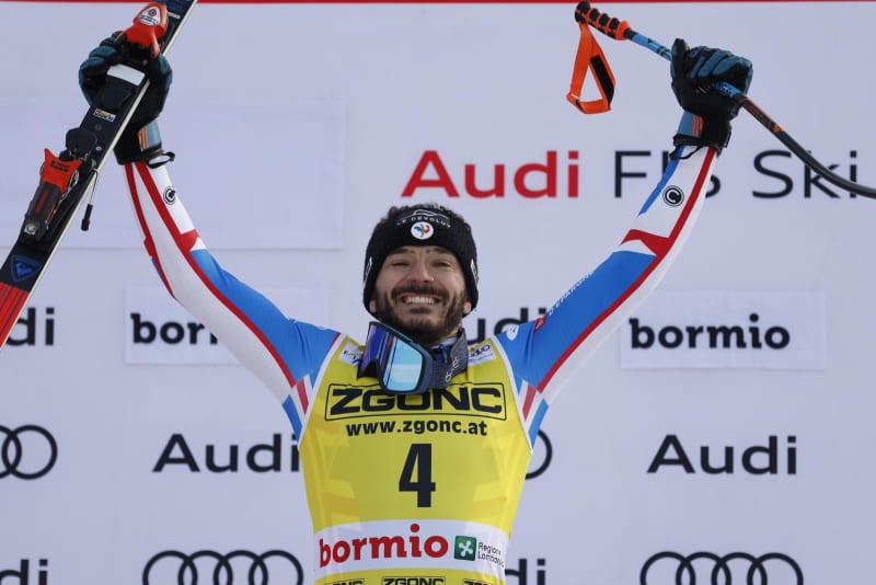 フランスのサラザンが7季ぶりV　スキーW杯男子滑降第3戦