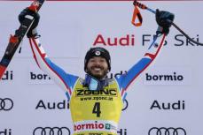 フランスのサラザンが7季ぶりV　スキーW杯男子滑降第3戦