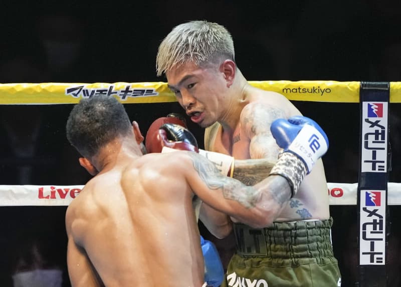 井岡、スーパーフライ級で初防衛　7回KO、世界戦22勝目