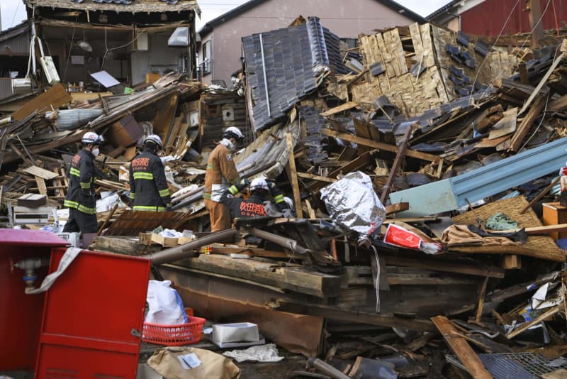 能登地震、死者84人に　安否不明179人、72時間経過