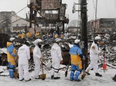 大雪警戒、不明者の捜索阻む恐れ　能登地震7日目、物資搬送も難航