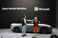 ソニー・ホンダ、MSと提携　EVに対話型AI活用へ