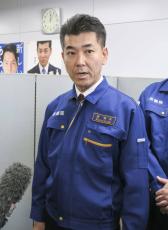 立民の泉代表、激甚指定「遅い」　地震後、初めて石川訪問