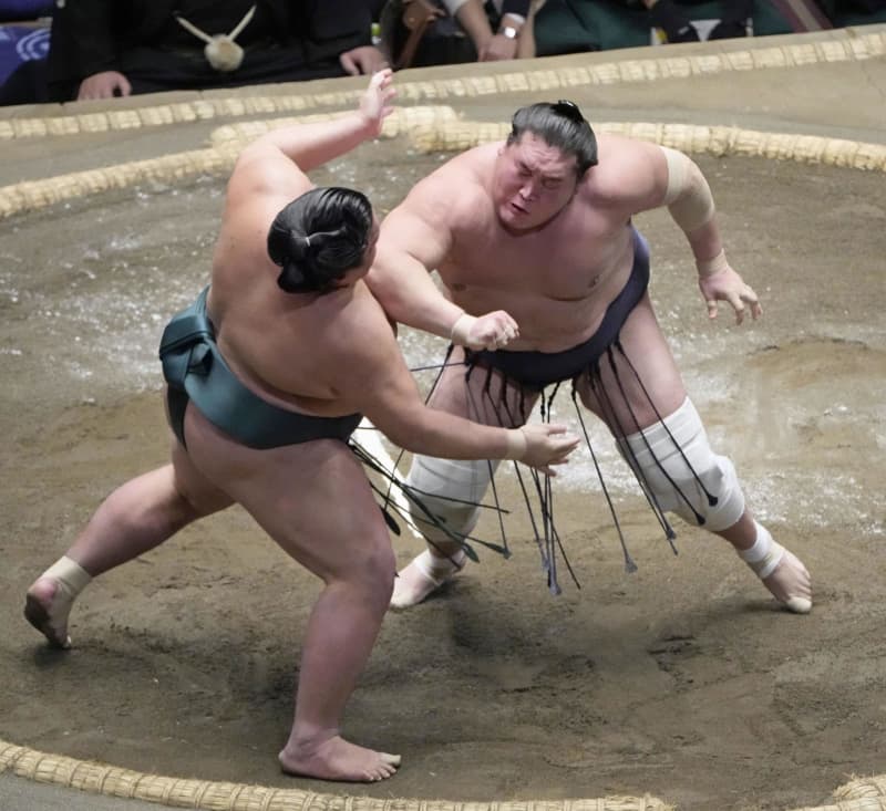 照ノ富士と2大関が7勝目　初場所、琴ノ若ら1敗首位