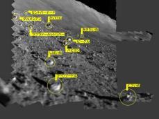 月面の岩、新たな画像公開　会津大、立命館大など