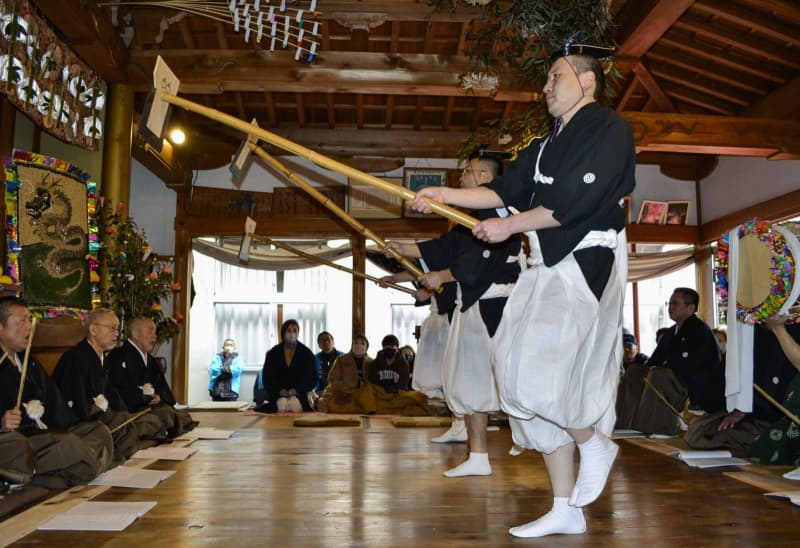 豊作祈り「花園の御田舞」　和歌山、5年ぶり開催