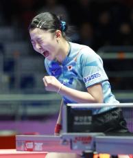 日本女子が決勝進出　世界卓球、5大会連続