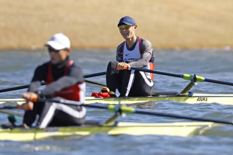 ローイング、荒川が準々決勝へ　シングルスカル、五輪代表選考会