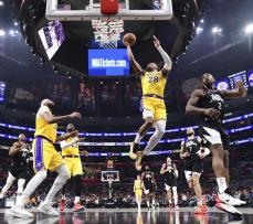 八村17得点、チームは大逆転　NBA、渡辺は得点なし