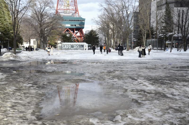 今冬の国内平均気温、歴代2位　エルニーニョ影響、少雪も