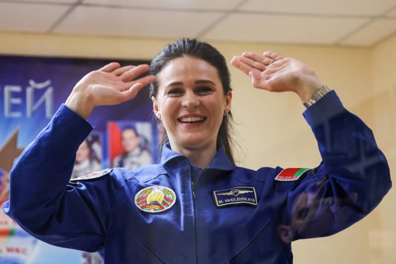 「ファイト感じる」と意欲　ベラルーシ女性宇宙飛行士