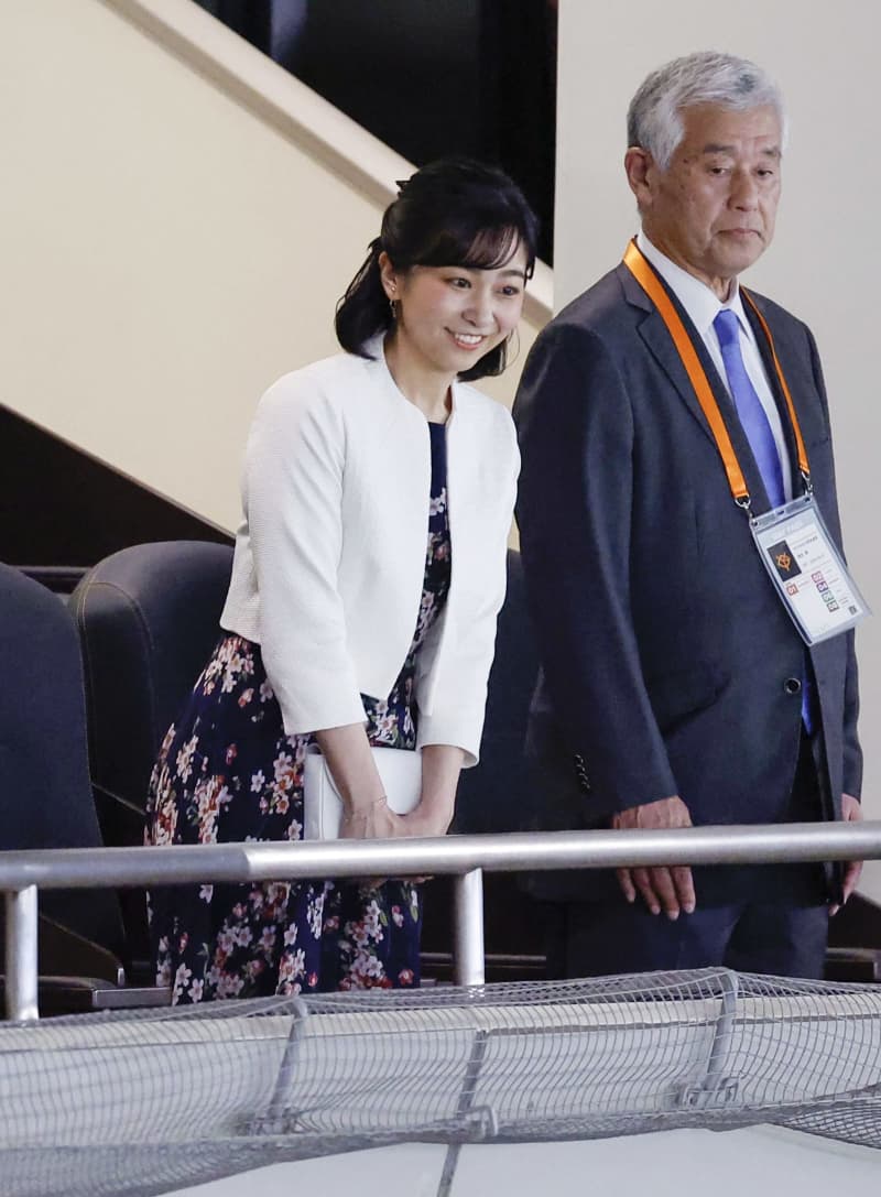 佳子さま高校女子野球観戦　東京ドーム