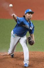 オ0―1日（12日）　伊藤が2勝目