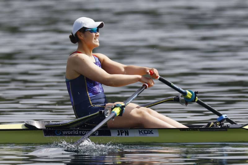 米川志保、組1位で準決勝へ　ローイングのパリ五輪予選