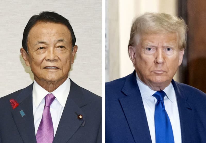 トランプ氏と24日に会談へ　自民・麻生副総裁、関係構築図る