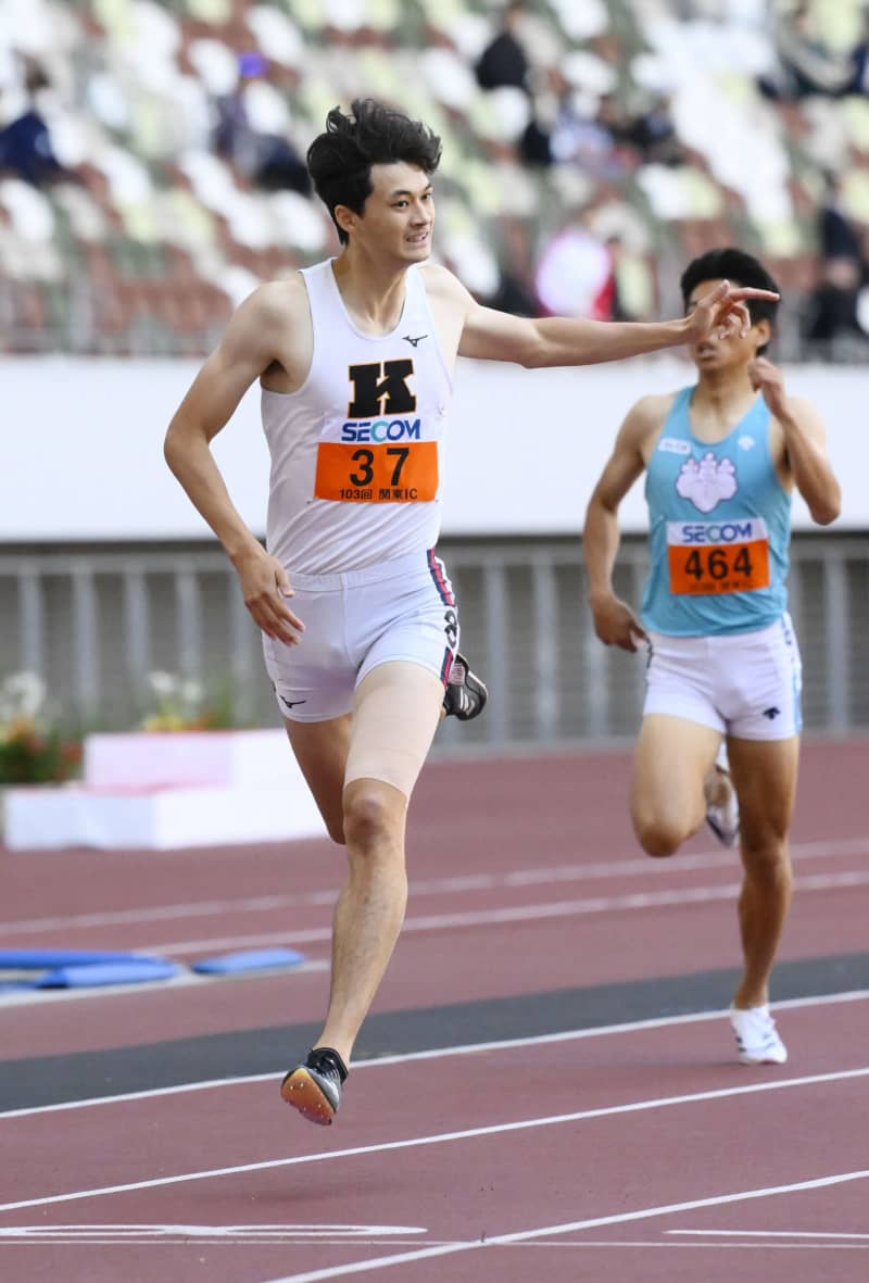 男子400メートルは豊田が優勝　関東学生陸上第2日