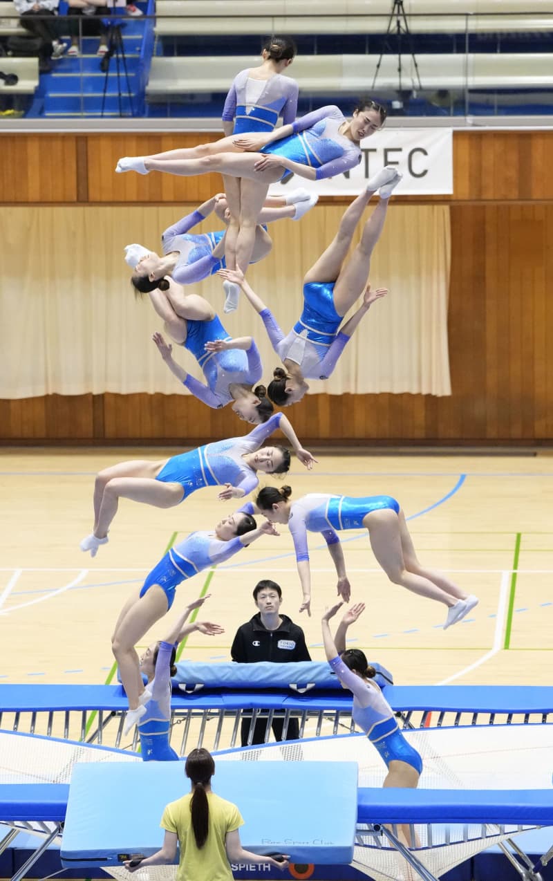 森、西岡がパリ五輪代表　トランポリン選考会