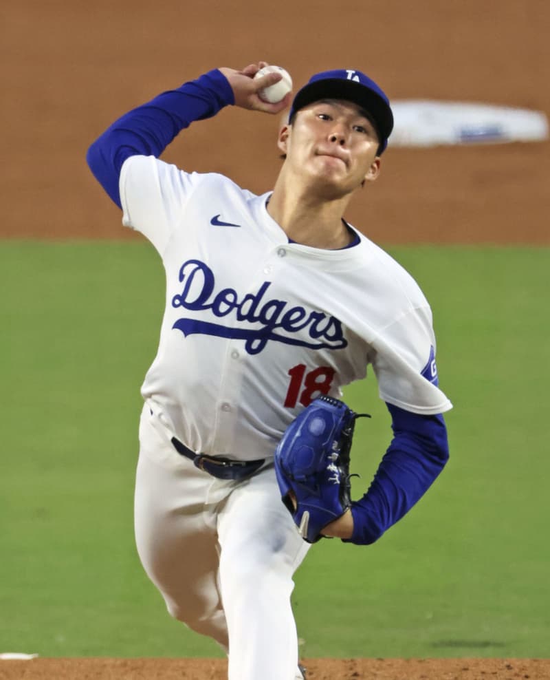 山本、2失点で5勝目　大谷は1安打