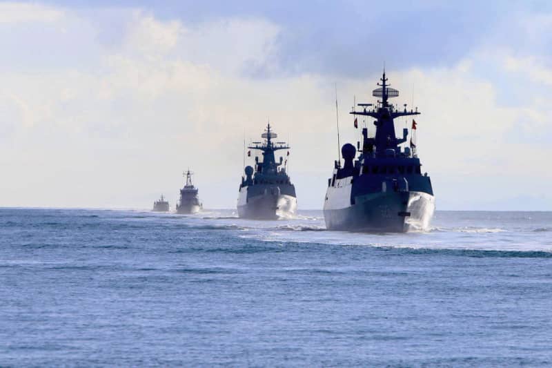 合同軍事演習に中国艦参加　カンボジア軍と、米懸念