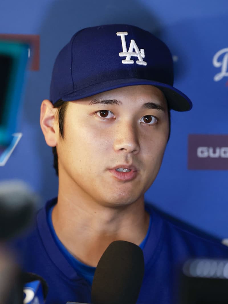 大谷、左太もも打撲の状態説明　「日に日に良くなってる」