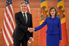 モルドバのエネルギー支援　米長官訪問、大統領と会談