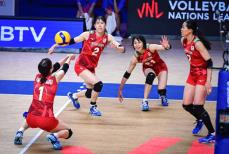 バレー女子、ドミニカ下し6勝目　パリ五輪懸けたネーションズL