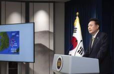 韓国沖に石油・ガス埋蔵か　尹大統領表明、近く試掘