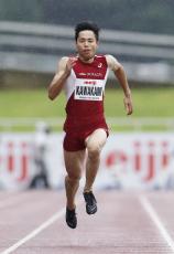 男子100mで川上秀太が優勝　パラ陸上日本選手権最終日