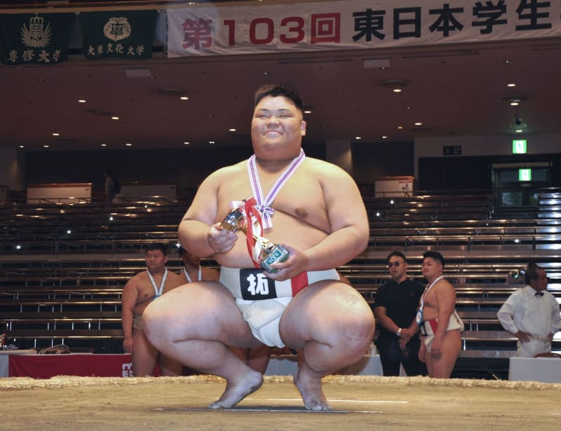 拓大の五島が初優勝　相撲の東日本学生選手権