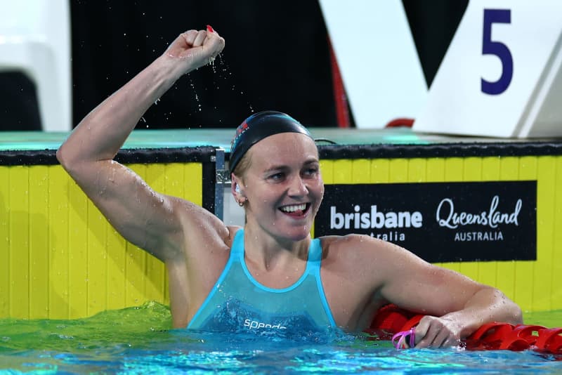 競泳女子、ティトムスが世界新　200m自由形で1分52秒23