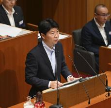 伊原木知事が4選出馬表明、岡山　10月27日投開票