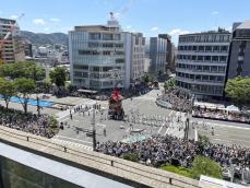 屋上庭園から祇園祭観賞　京都市役所、抽選で最大100人