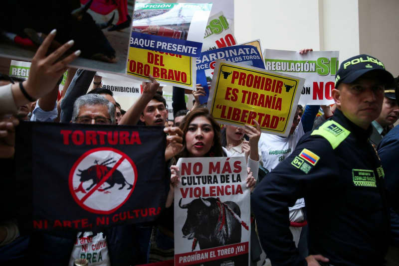 コロンビアで闘牛禁止に　残り7カ国、文化か虐待か